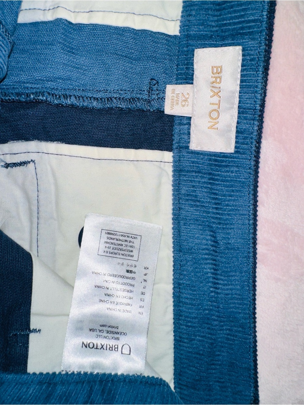 PacSun Two-Tone Blue Straight Leg Jeans - Picture 9 of 14